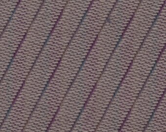 1 5/6 Yards Vintage Brown and Purple Diagonal Woven Auto Upholstery