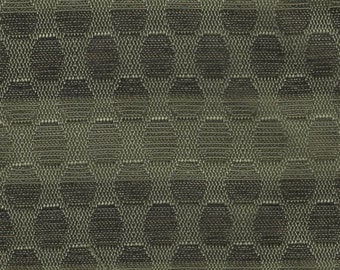 1 2/3 yards mid century auto upholstery 1968 Ford Falcon green circles