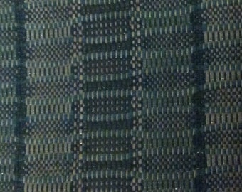 4+ Yards 1961 Ford Turquoise Green Automotive Fabric (first yard has thread flaws)