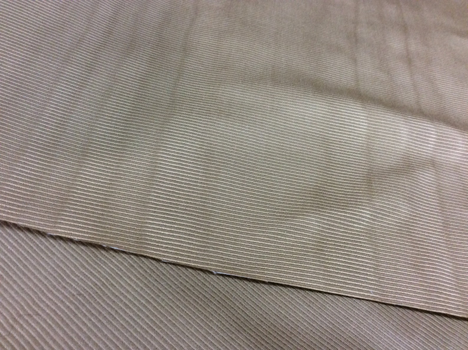 BTY Italian made medium brown moire satin drapery fabric | Etsy