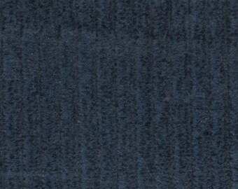 BTY vintage blue corduroy like auto upholstery fabric