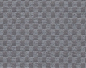 1 1/2 Yards vintage 1985 Ford LTD Brougham grey checkerboard velour