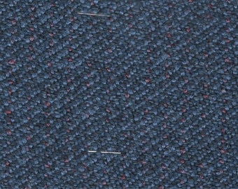 BTY vintage blue tweed 1987 Chevrolet Blazer upholstery fabric
