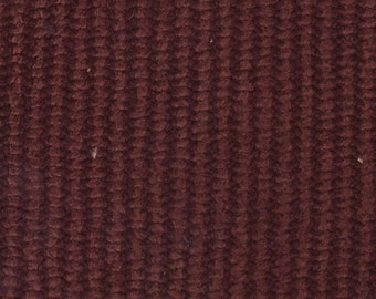 BTY Vintage 1980 Buick Le Sabre Burgundy Striped Plush Velour Auto Upholstery