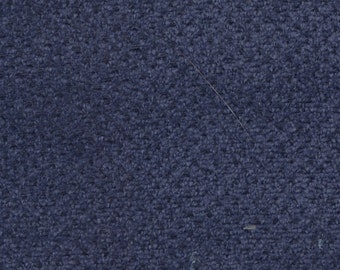 2 Yards Vintage Blue Velour Auto Upholstery w/ Dots