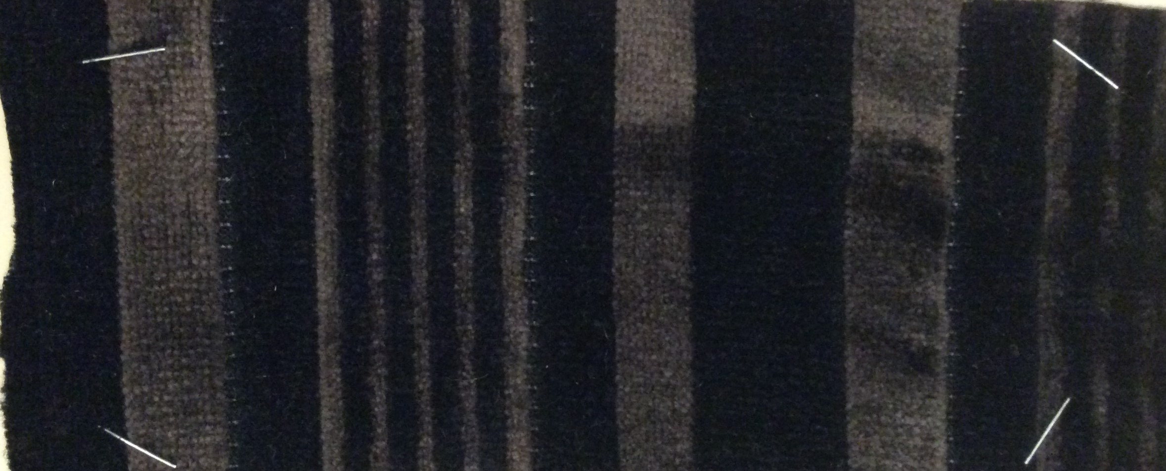 Blue Gold Velvet Upholstery Fabric Navy Blue Stripe Velvet Fabric