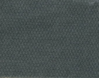 BTY vintage grey velour auto upholstery fabric diamond pattern