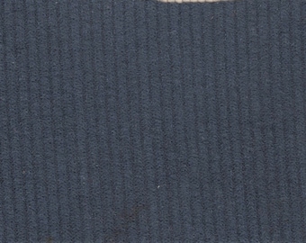 BTY vintage 1980 Pontiac Phoenix blue velour upholstery fabric