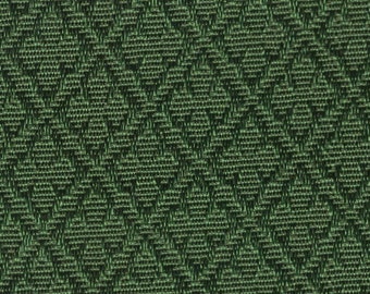 2 1/3 Yards Vintage Green Woven Satin Auto Upholstery