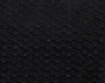 BTY vintage plush black auto velour upholstery