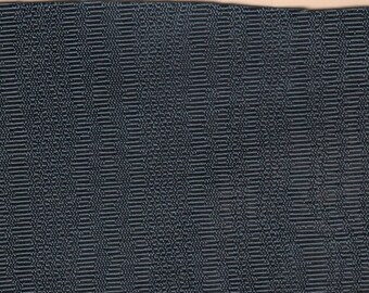 BTY vintage moire satin dark teal satin upholstery