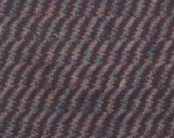 1 1/4 Yards Vintage Brown Plush Velour Auto Upholstery w/ Zig Zag Pattern