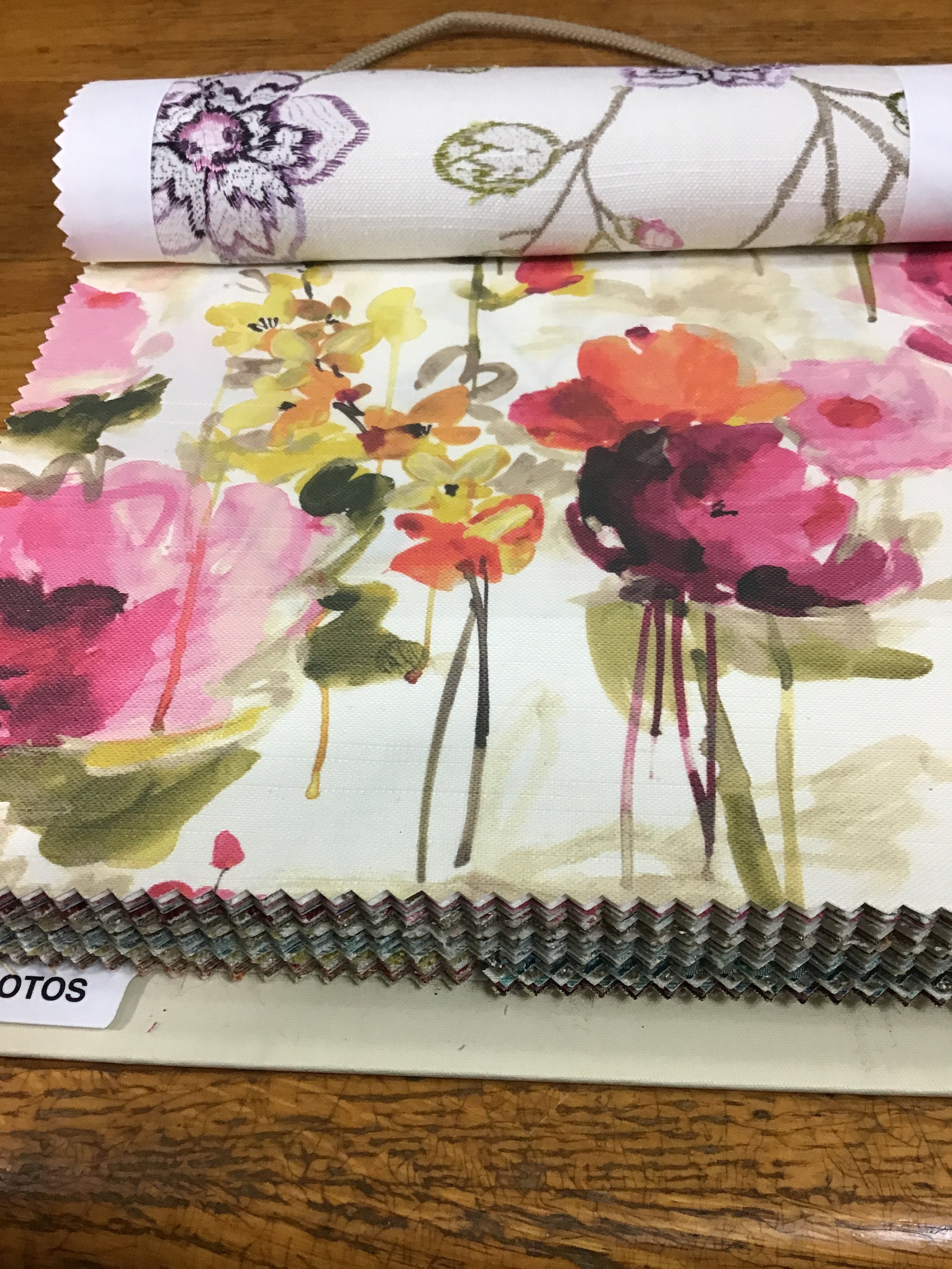 Carole Fabrics Reserve Garden Gala Fabric Swatch Book Bright Etsy