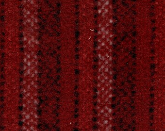 1 YD 1981-83 Ford/Mercury Escort/Lynx Varied Red Woven Stripe Fabric Auto Upholstery