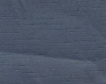 1 1/2 Yards Vintage 1965 Ford Grey Blue Textured Satin Auto Upholstery