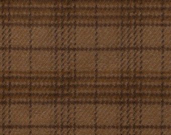 BTY vintage 1974 Chevrolet Vega Chevette tan plaid upholstery fabric