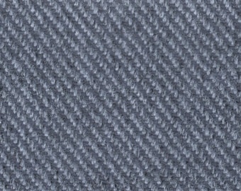 BTY vintage Camaro auto upholstery blue diagonal stripe