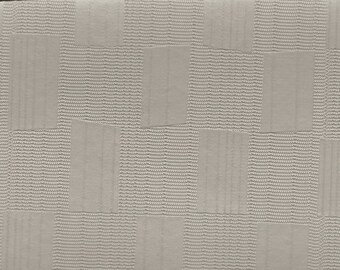 BTY 1963 Chrysler upholstery vinyl off white stripes and squares