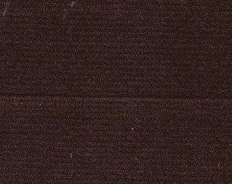 BTY Vintage Brown Velour Auto Upholstery w/ Ridges