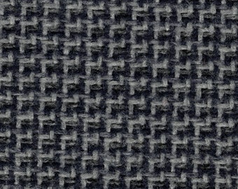 BTY Vintage Grey Zig Zag Woven Fabric Auto Upholstery