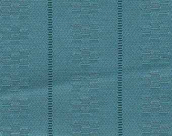 2 2/3 yards 1965 Chevrolet turquoise satin stripe