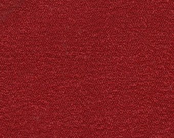 BTY Vintage 1976 Pontiac Red Textured Satin Auto Upholstery