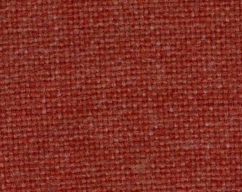 1 YD Vintage Salmon Tweed Fabric Auto Upholstery