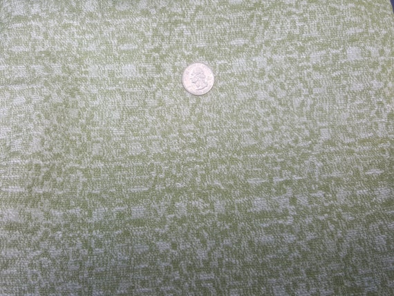 5 Yards Vintage Green Drapery Or Upholstery Fabric Etsy