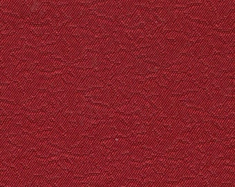 BTY Vintage 1965 Oldsmobile Red Satin Auto Upholstery w/ Abstract Texture