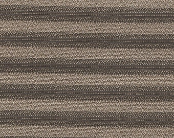 2 Yards mid century 1965 Ford upholstery brown stripes