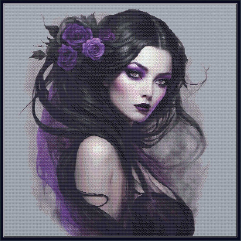 Maddie Cross Stitch Pattern Pattern Keeper 300 X 300 Stitches 50 Colors