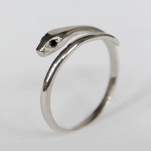 snake thumb ring, snake ring, silver snake ring, adjustable snake ring, silver snake, unique snake ring, stackable snake rings, gift for her