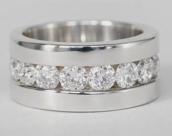 Superbe Bague Topaze Blanche En Argent 925 – Bijou Imposant Et Lumineux, Neuf Sans Emballage