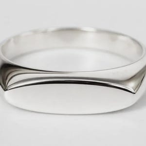 TINY CHUNKY RING, sterling silver ring, 925 ring, solid ring, geometric ring, square ring, silver geometric ring, stacking ring, stackable