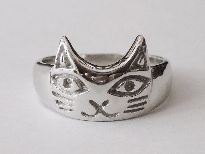 Cat Fever Rings Cat Ring, Silver Cat Ring, Cat Jewelry, Animal Lover, Animal Ring, Dog ...