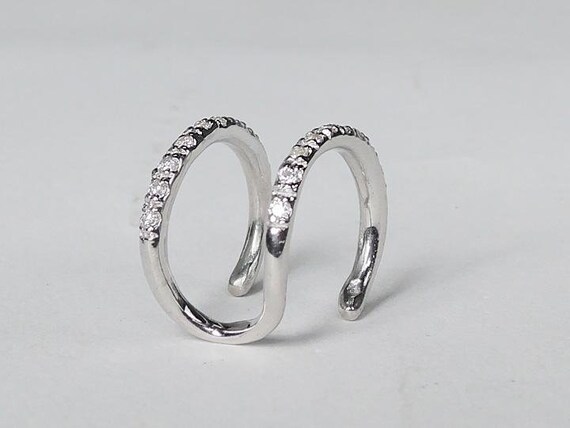 [leeENoir] 韓国アクセ☆925silver☆Double Wave Earcuff 리엔느와르 (leeENoir)