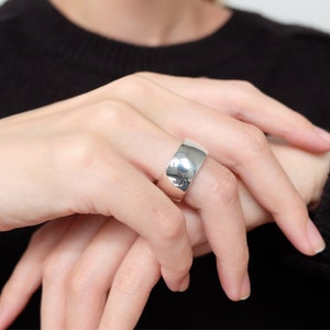 BAND STACKING RING, wide silver ring, sterling silver ring, stack ring, band ring, solid silver ring, solid band ring, plain band ring