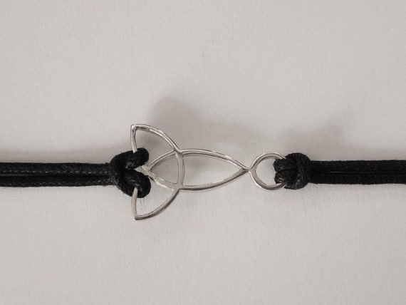 Koord Armband Van Trinity Trinity Armband Armband Voor Etsy