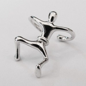 ear cuff climber, ear cuff, silver ear cuff, ear wrap, ear cuffs, earcuff, ear jacket, ear climber, silver ear cuff, simple ear cuff