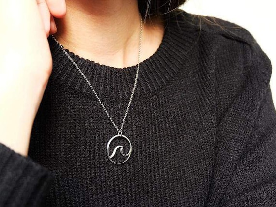 Beach wave necklace deals