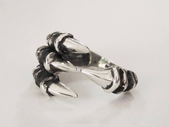 Dragon Fingernail Rings Handmade Rings Dragon Jewelry | Etsy