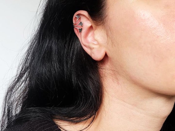 Lily Of The Valley Earrings Ear Piercing Women Rose Gold Ear