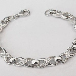 handmade infinity bracelet, infinity jewelry, infinity bracelet, best friend bracelet, silver infinity bracelet, eternity bracelet, infinity