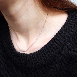 cluster necklace, diamond cluster necklace, cz necklace, unique layering necklace, minimal necklace, diamond necklace, valentines day gift