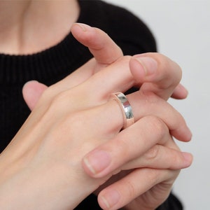 STATEMENT STACKING RING, wide silver ring, sterling silver ring, stack ring, band ring, solid silver ring, solid band ring, plain band ring