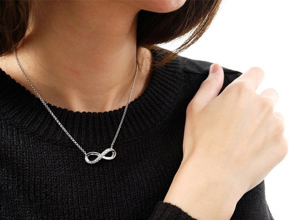 Infinity Necklace, Personalized Infinity Necklace, Infinity