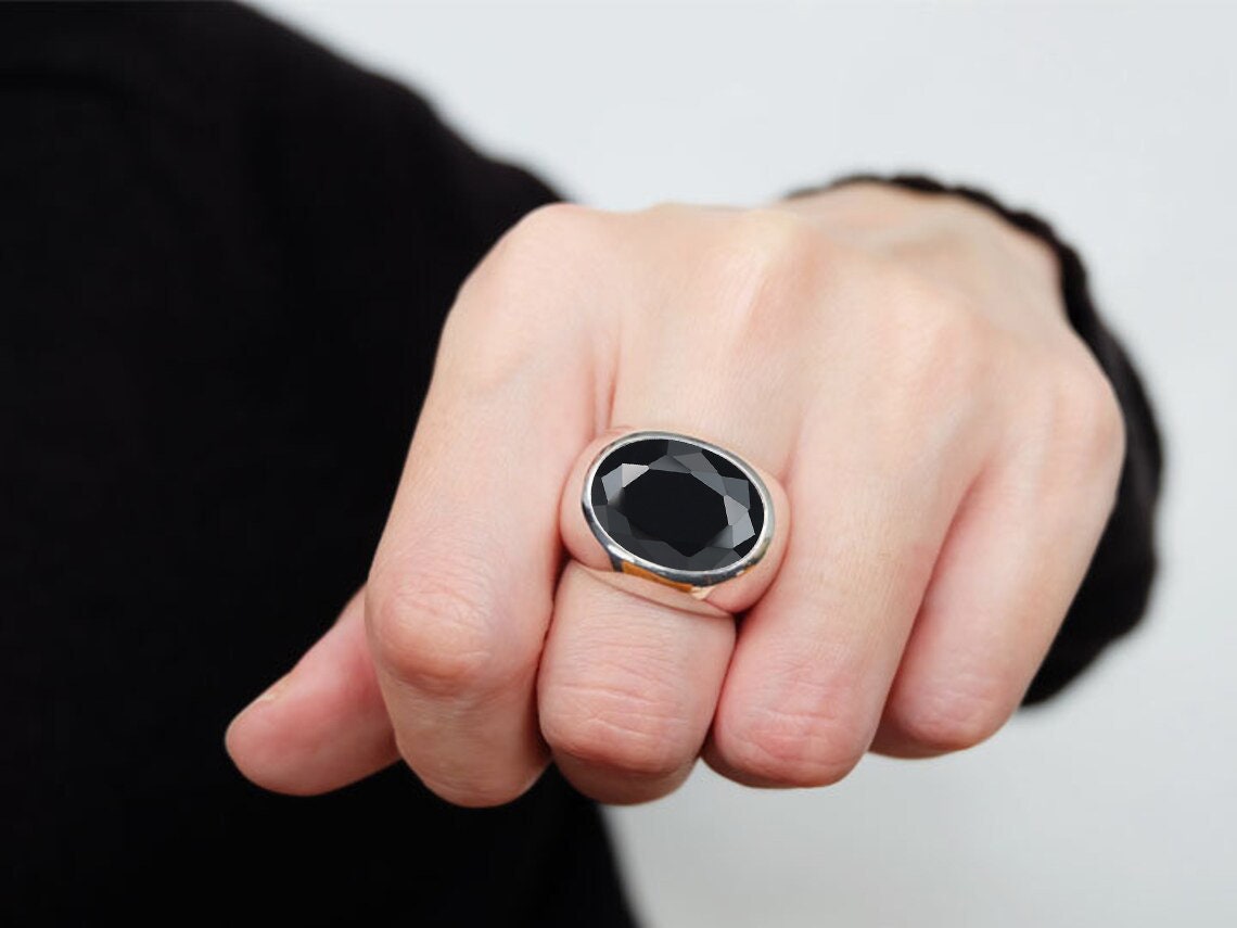 WIDE BLACKCZ RING, Wide Sterling Silver Ring, Wide Band Ring, Solid Ring, Band Ring, Thick Ring, Heavy Ring, Cubic Zirconia Band, Black Cz - Etsy WIDE BLACKCZ RING, Wide Sterling Silver Ring, Wide Band Ring, Solid Ring, Band Ring, Thick Ring, Heavy Ring, Cubic Zirconia Band, Black Cz - Etsy