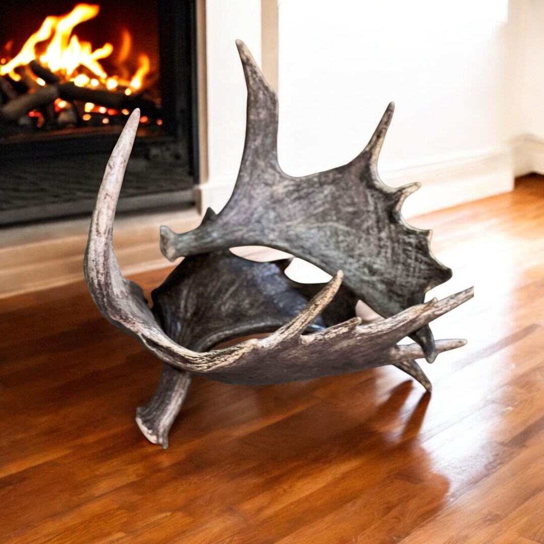 Moose Antler Magazine Rack - Etsy