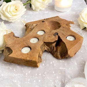 Maple tealight candleholder