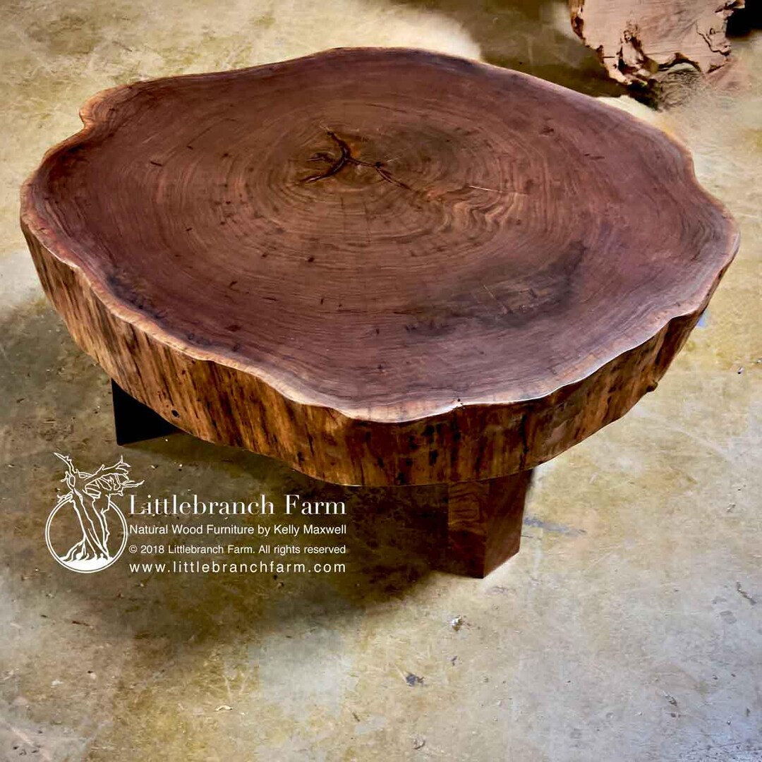 Rustic Log Coffee Table - Etsy